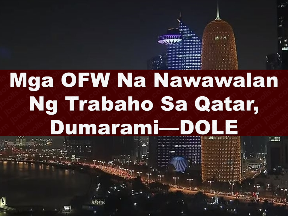 According to Department of Labor and Employment (DOLE) there are over 600 overseas Filipino workers (OFWs) in Qatar who are loosing their jobs due to a prevailing diplomatic crisis with its brother Arab countries and the number are expected to rise in the coming days.   Labor Secretary Silvestre Bello III said the rising number of displacements among OFWs in Qatar is causing Philippine government to be more concerned about them.     Bello said that the prevailing diplomatic crisis had caused closures of companies and retrenchment of hundreds of Filipino workers in Qatar.   However, Bello said, the ongoing displacement has not reach the extent of suspending deployment of OFWs to Qatar.  Sponsored Links    Labor Undersecretary Ciriaco Lagunzad III said about 644 Filipino workers have been affected by the diplomatic crisis between Qatar and other Middle East countries.  Bello said DOLE is sending to Qatar and other countries in the Middle East this month, a team headed by Overseas Workers Welfare Administration (OWWA) deputy administrator Arnel Ignacio to check on the welfare and conditions of OFWs in the region.     He also reported minimal displacement of Filipino workers in Saudi Arabia as a result of the oil crisis and the Saudization program.  The government will try to facilitate re-employment of the displaced workers or repatriate them and offer to avail themselves of the DOLE’s reintegration program, said Lagunzad.    Read More:       How To Get Philippine International Driving Permit (PIDP)    DFA To Temporarily Suspend One-Day Processing For Authentication Of Documents (Red Ribbon)      SSS Monthly Pension Calculator Based On Monthly Donation    What You Need to Know For A Successful Housing Loan Application    What is Certificate of Good Conduct Which is Required By Employers In the UAE and HOW To Get It?     OWWA Programs And Benefits, Other Concerns Explained By DA Arnel Ignacio And Admin Hans Cacdac