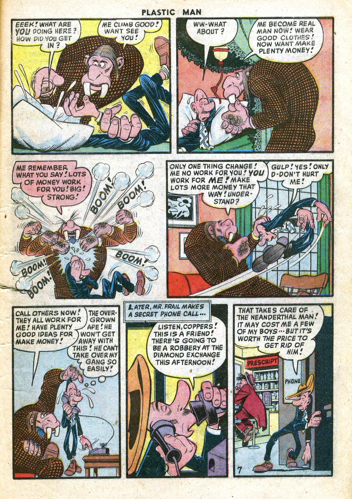 Plastic Man (1943) issue 19 - Page 9