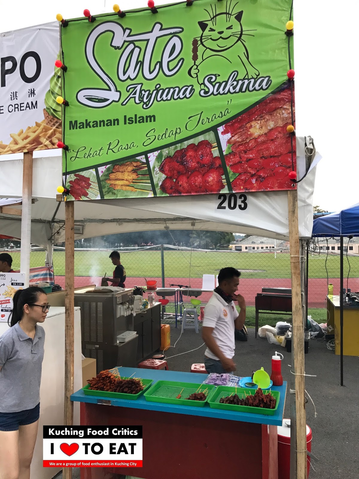 Kuching Food Critics: Kuching Food Fair Festival 2017 - HALAL STALLS