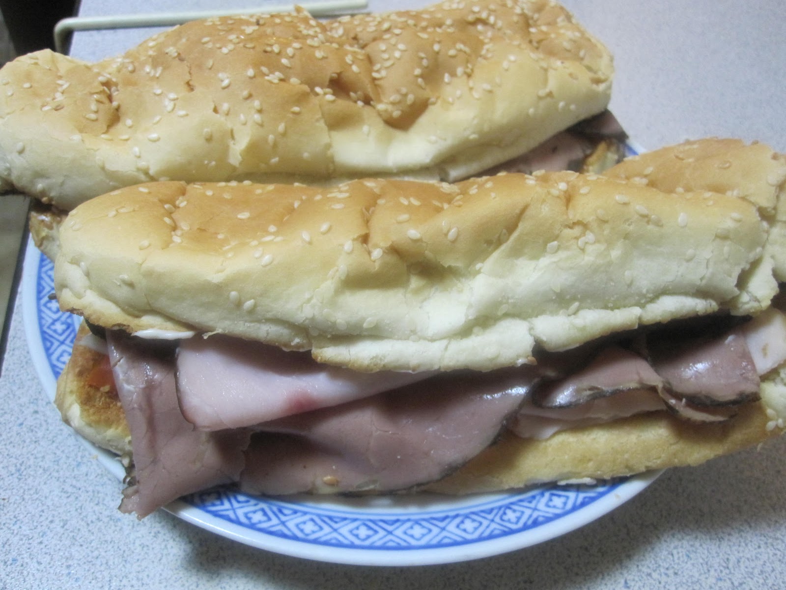 The Food Frontier Toasted Lunch Meat Sandwiches