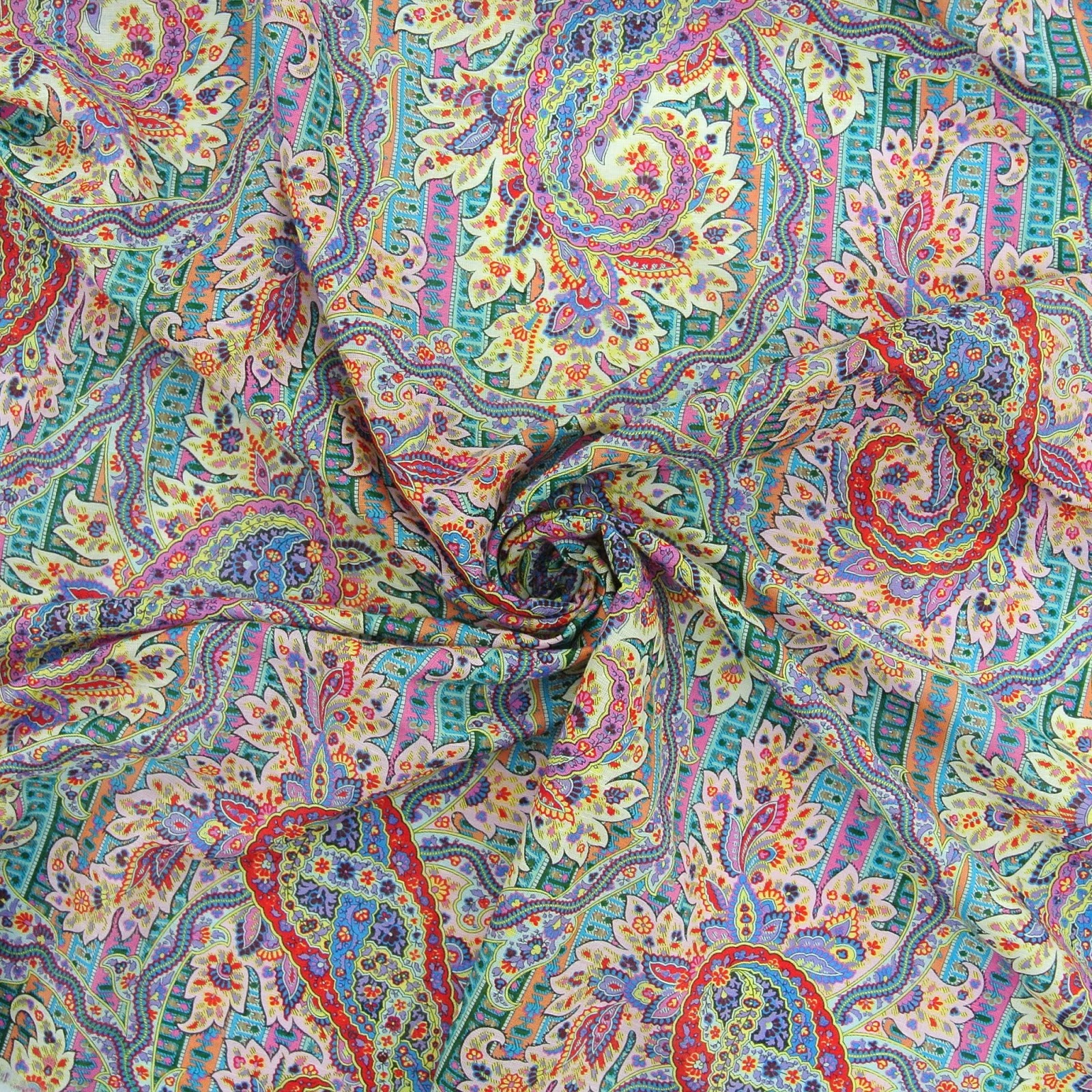 Treadle Yard Goods Printed Linen