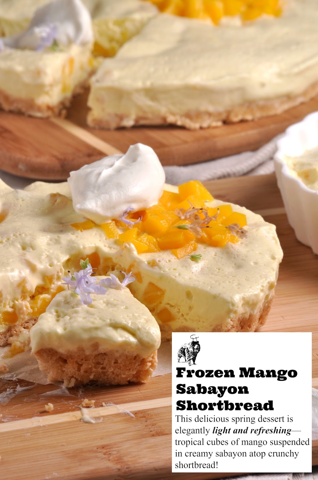 frozen mango sabayon shortbread Chow Creations
