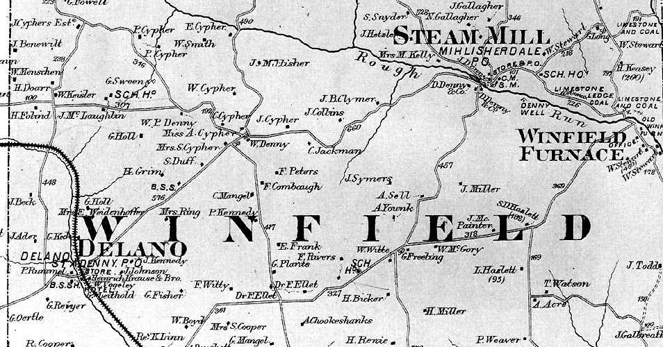 Old Industry of Southwestern Pennsylvania West Winfield and Winfield