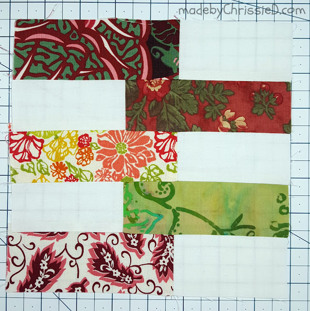 Scrappy Rectangle Block [Technique] by www.madebyChrissieD.com