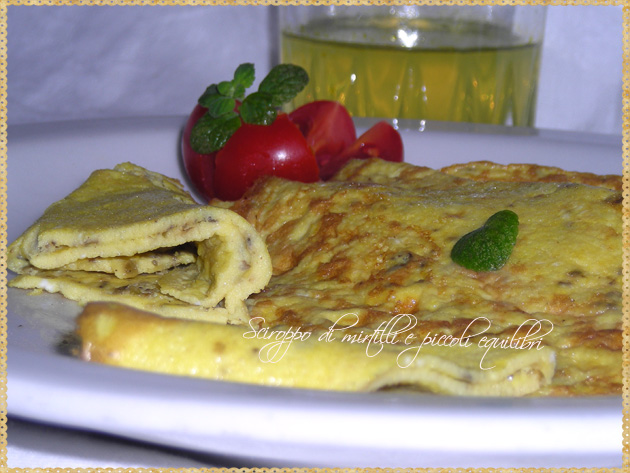 Omelette alle erbe aromatiche e 

mostarda di Digione alla maniera di Pereira