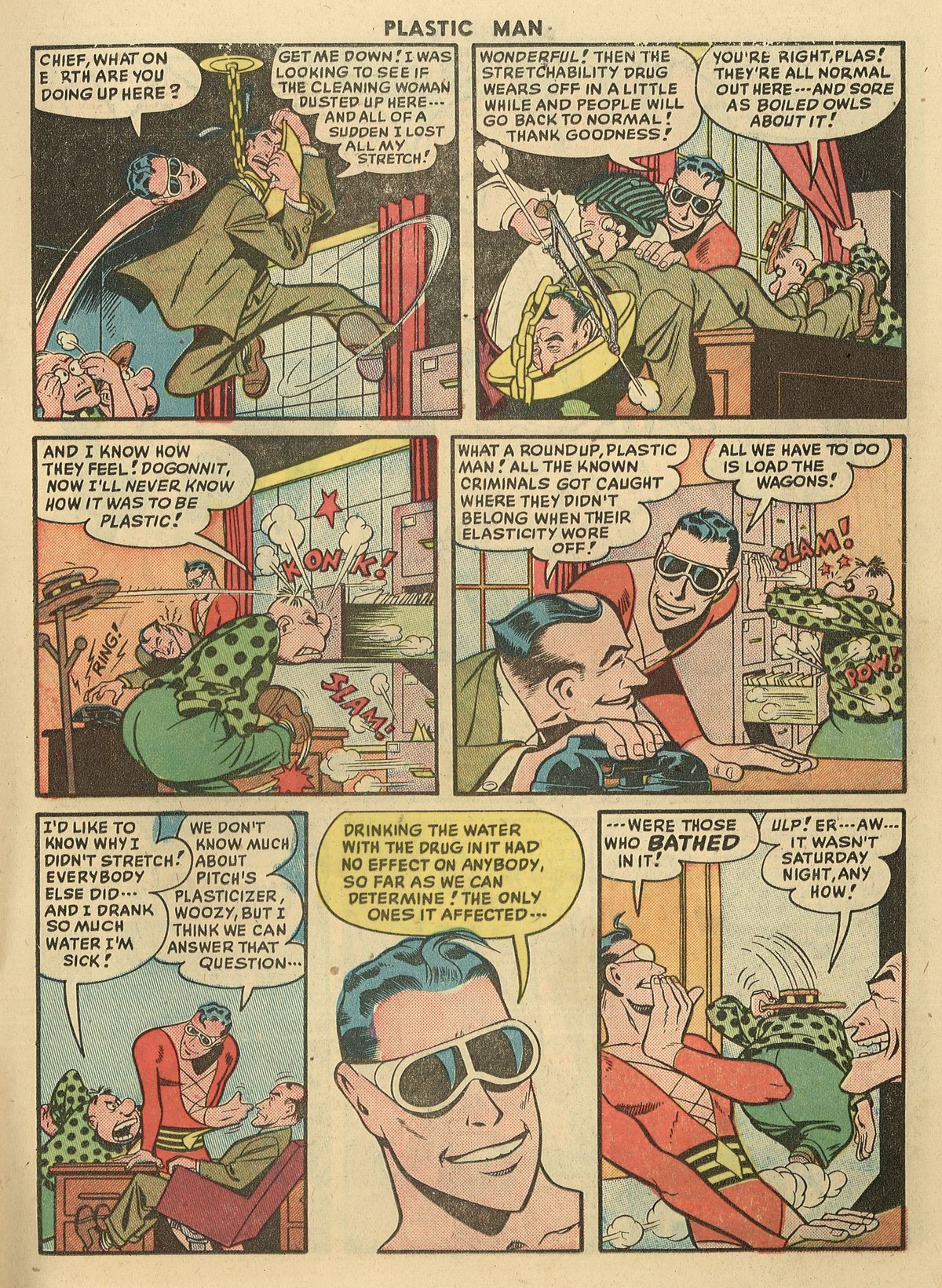 Read online Plastic Man (1943) comic -  Issue #22 - 15