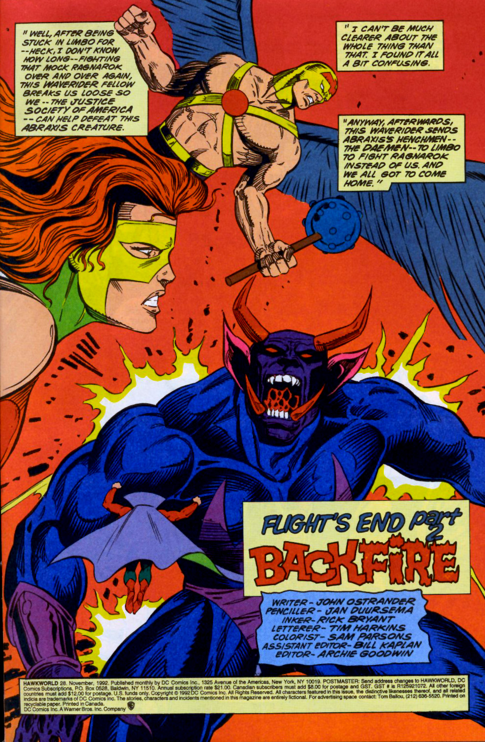 Read online Hawkworld (1990) comic -  Issue #28 - 2