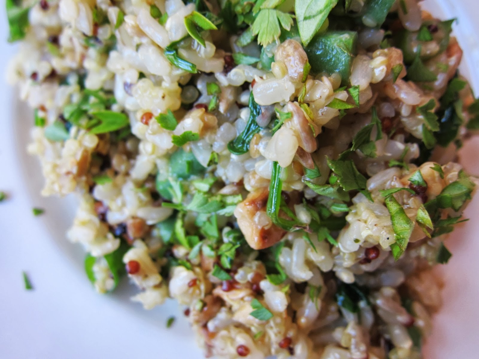 WholeFoodVegan Quinoa Brown Rice Salad