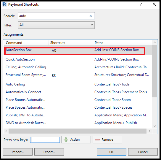 Black & White Coin Auto Section Box