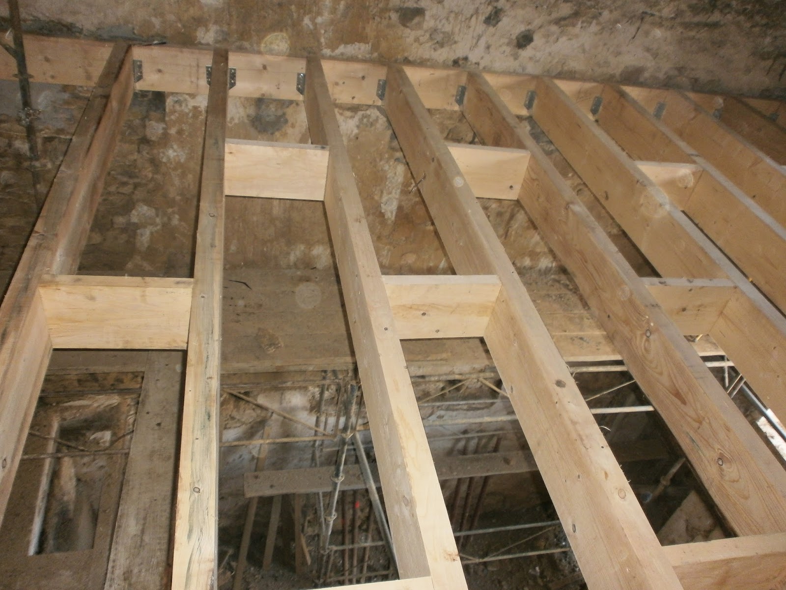 Rénovation d'une Ferme en Meuse Plancher de l'étage