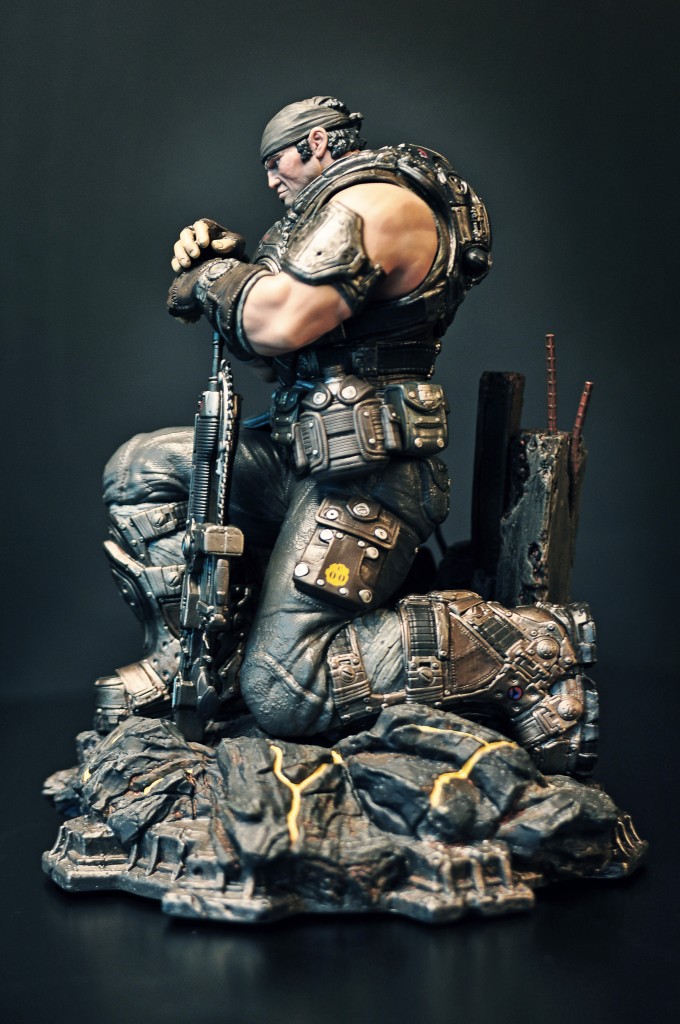 Game Elysium Gears of War 3 Imágenes de la estatua de Marcus de la