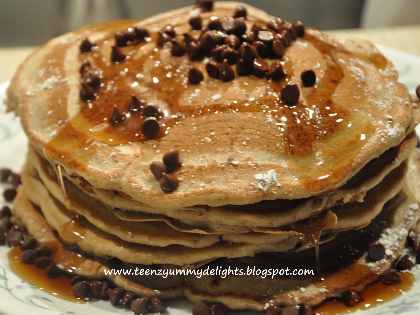 bisquick chocolate jacks to banana home breakfast how bisquick make chocolate  chip cooked chocolate  recipe  chip with pancakes