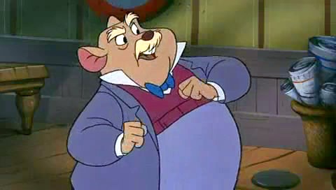 Dawson The Great Mouse Detective 1986 Vincent Price animatedfilmreviews.filminspector.com