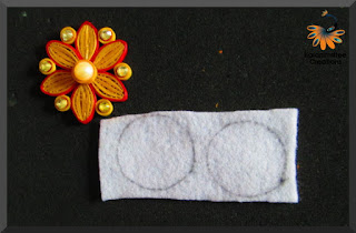 kalanirmitee: paper quilling- quilling ideas- quilled rakhi- handmade rakhi- quilled rakhi tutorial- quilling tutorial- tutorial