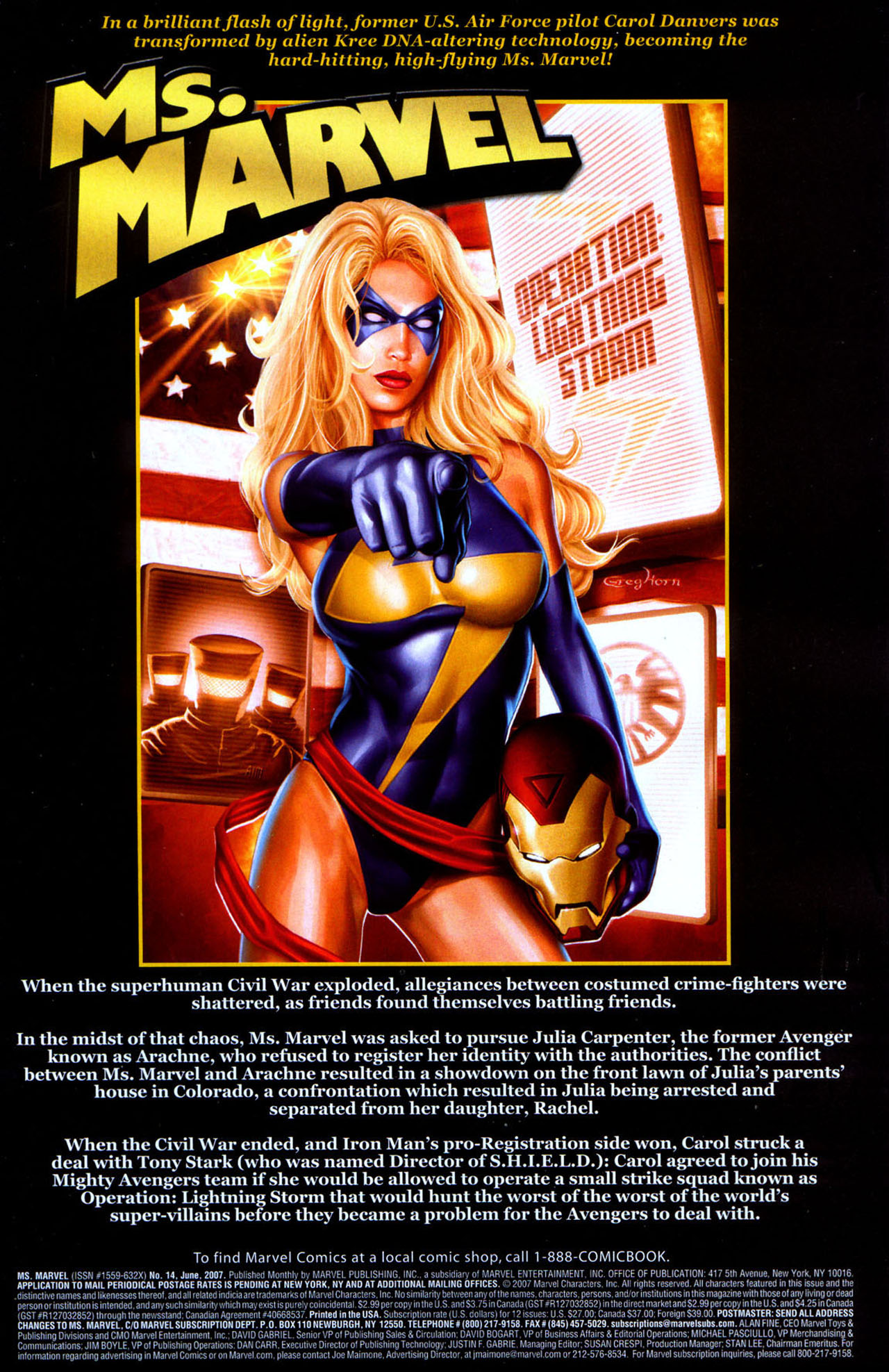 Read online Ms. Marvel (2006) comic -  Issue #14 - 2