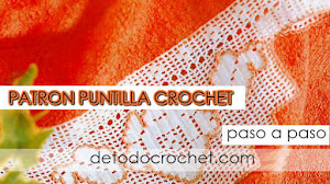 Patrones de Puntilla Decorativa a Crochet / Paso a paso