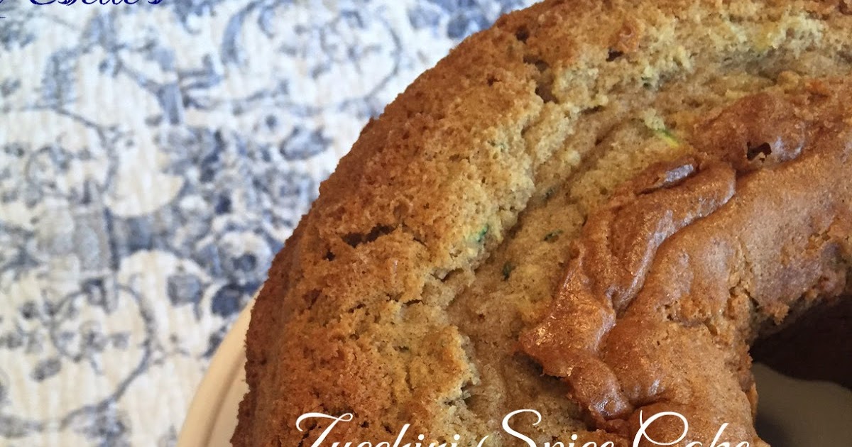 Estelle's ZUCCHINI SPICE CAKE WITH BUTTERMILK GLAZE