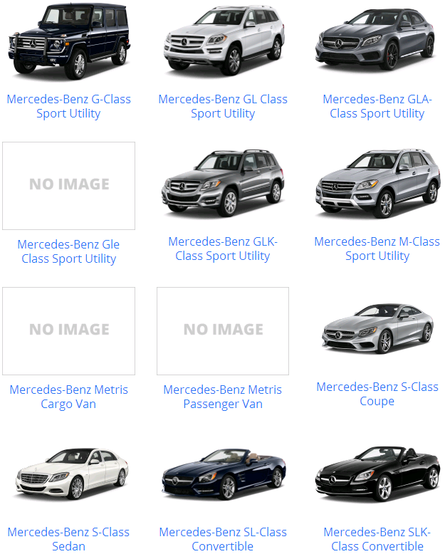 Các dòng xe Mercedes & mẫu xe Mercedes Benz từ trước đến nay