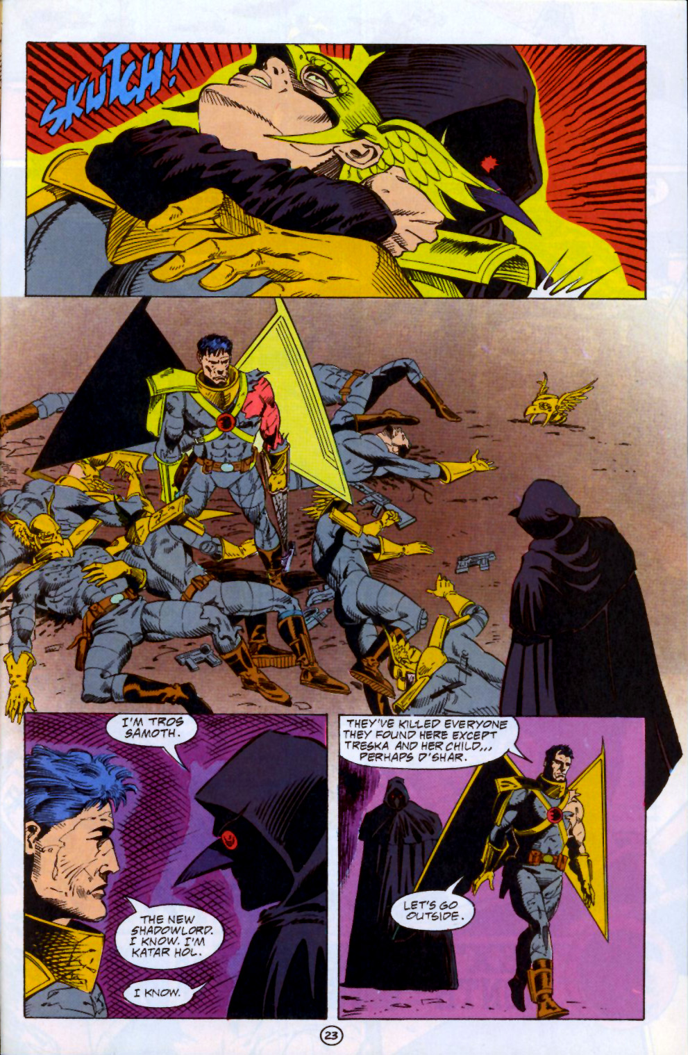 Read online Hawkworld (1990) comic -  Issue #22 - 24
