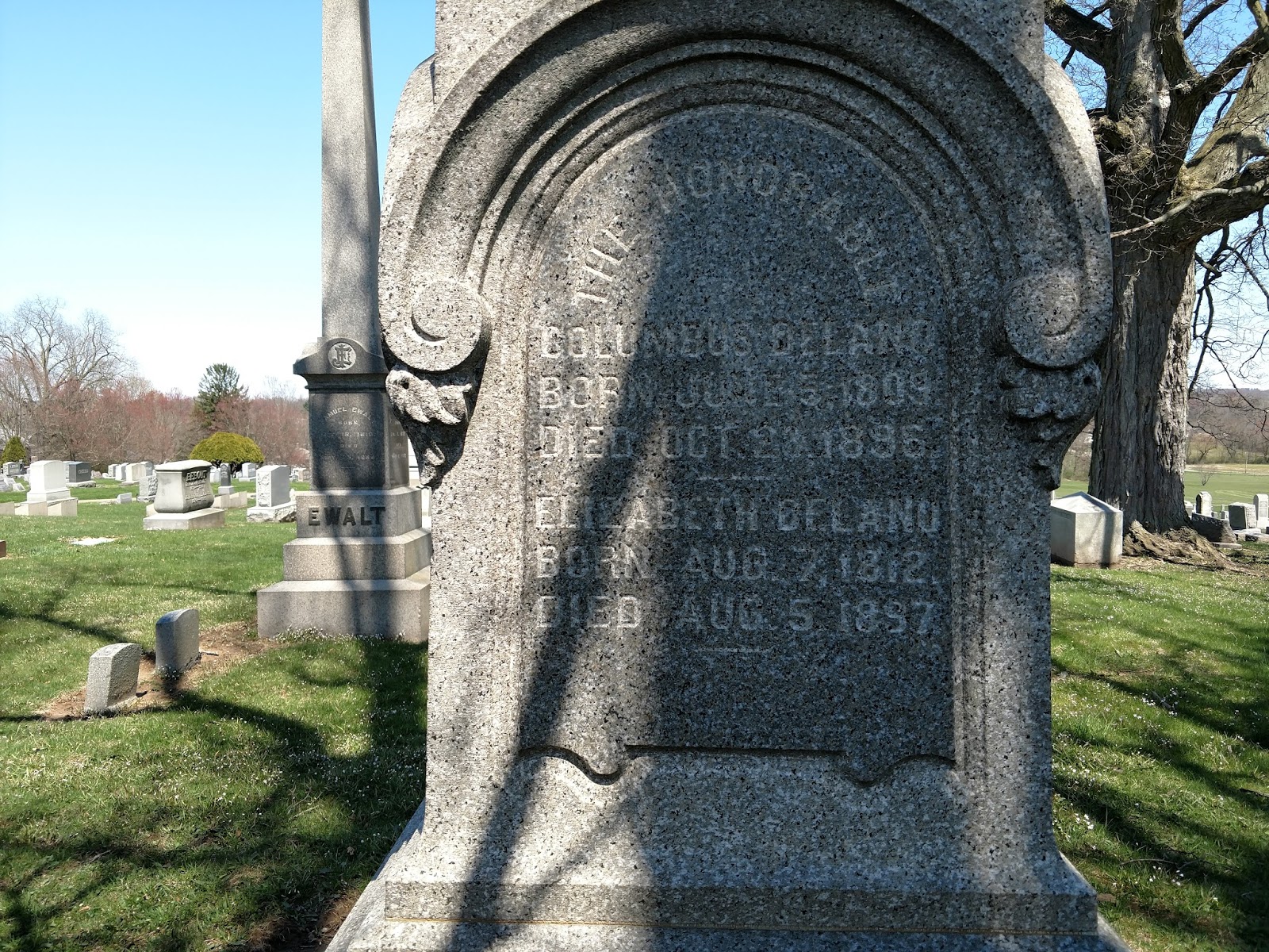 Travels of a Hobgoblin Taphophile Columbus Delano Mound View Cemetery