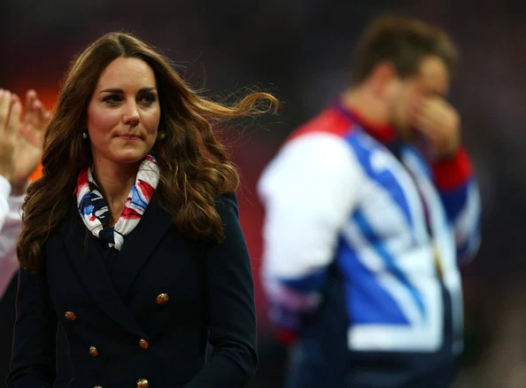 Kate Middleton watched the Athletics in the Olympic Stadium on day 4 of the London 2012 Paralympic Games at Eton