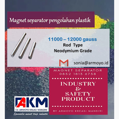magnet separator plastik