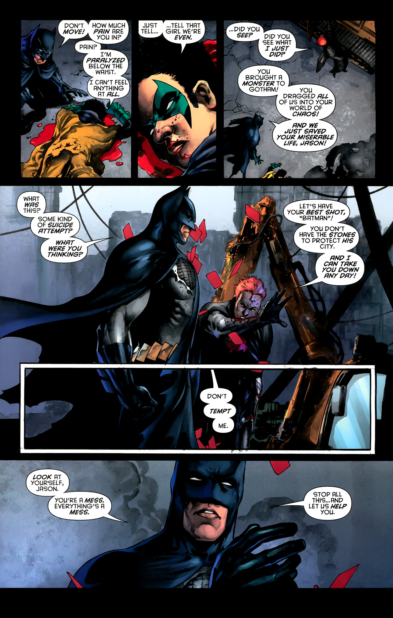 Read online Batman and Robin (2009) comic -  Issue #6 - 19