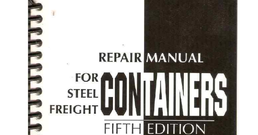 Reefer container Repair Manual For Steel Freight Containers Fifth