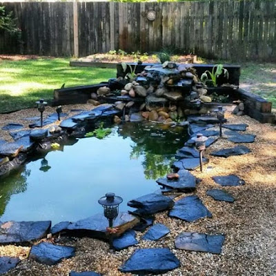 55 inspirasi desain kolam ikan minimalis di halaman