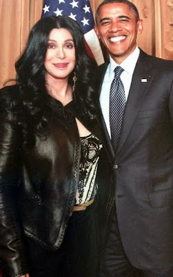 Cher and Brack Obama