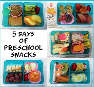 Spontaneously Creative: 5 Days of Preschool Snacks