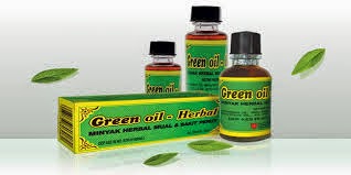 Jual Green Oil Herbal Minyak untuk Mual dan Sakit Perut.