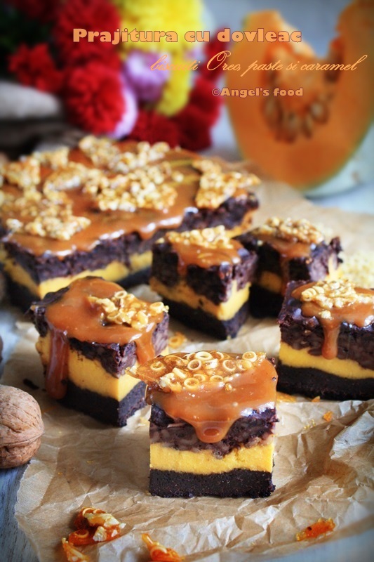 Prajitura cremoasa cu dovleac si paste