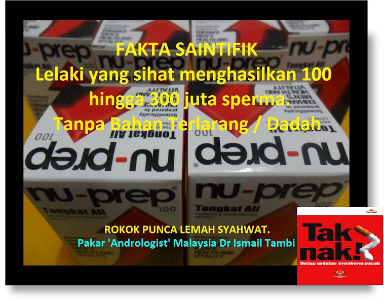 Pakar Andrologist Malaysia Dr Ismail Tambi LELAKI YANG SIHAT MENGHASILKAN 100-300 JUTA SPERMA
