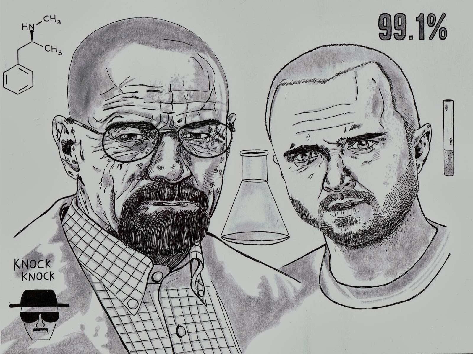 Хайзенберг рисунок из фильма