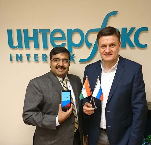LtoR - Dr. Ajay Data, Indian Innovator Founder and CEO, Data XGen Tech and Mr. Alexei Sozonov, Director of Webnames LLC and CEO of newly LtoR - Dr. Ajay Data, Indian Innovator Founder and CEO, Data XGen Tech and Mr. Alexei Sozonov, Director of Webnames LLC and CEO of newly