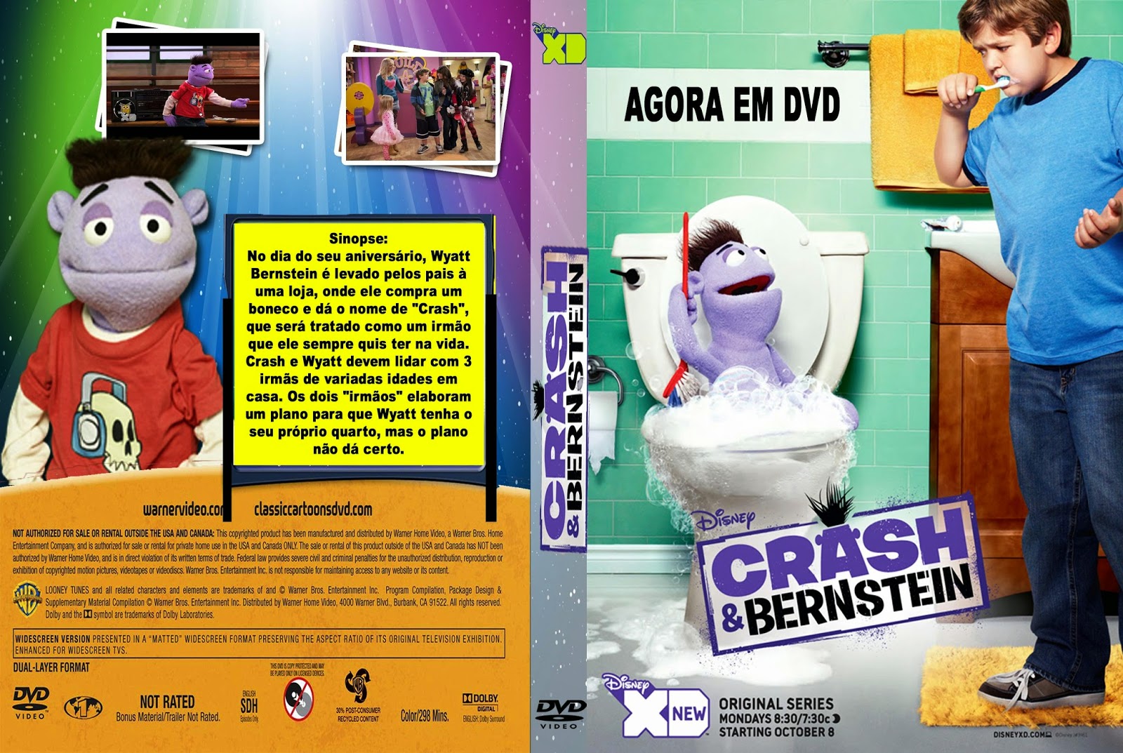 brcapas CRASH E BERSTEIN 1a TEMPORADA DISCO 1 2014