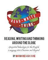 book cover image for reading, writing and thinking around the globe