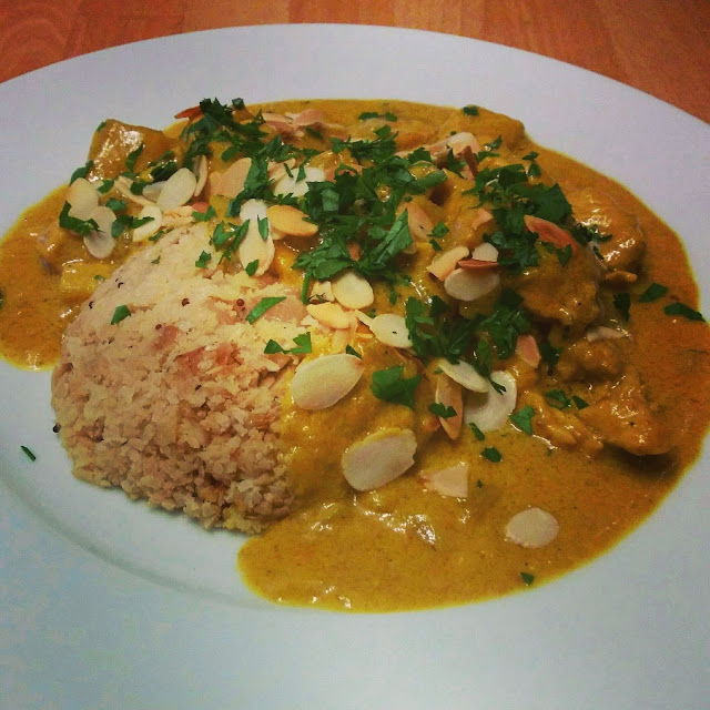 Stirring Food Tantalising TURKEY Korma