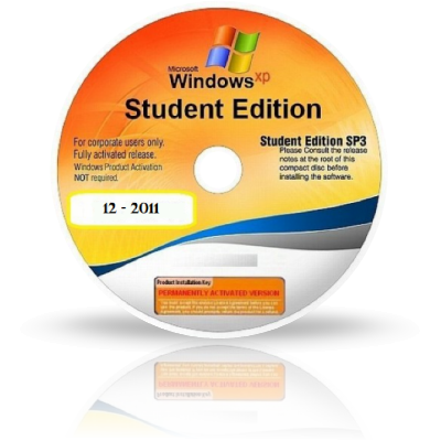 Windows Xp Sp3 Corporate student edition Dicembre 2011 