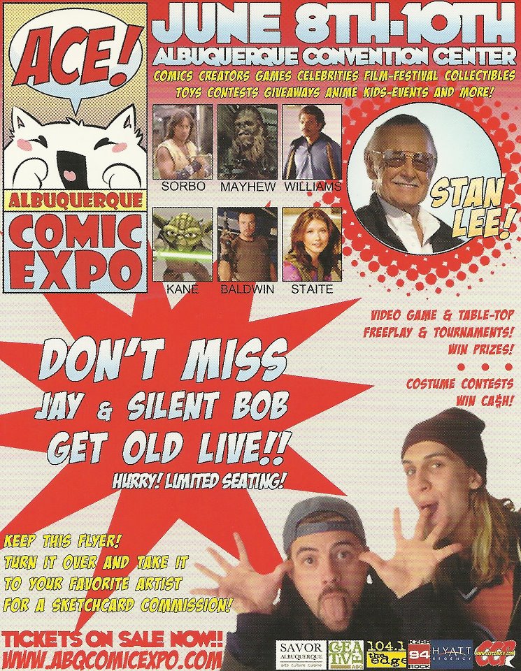 Captain Comics' Rants Albuquerque Comic Expo Flyer Distribution Underway