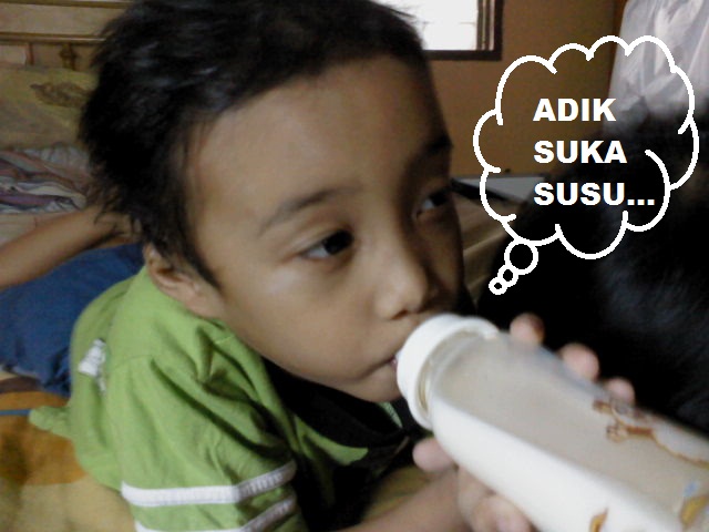Jendela Hati: Adik, minum susu cepat besar&hellip;