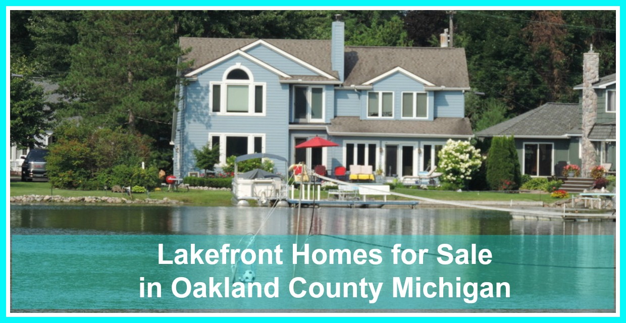 Oakland County Lake Homes For Sale Lakefront Homes for Sale in