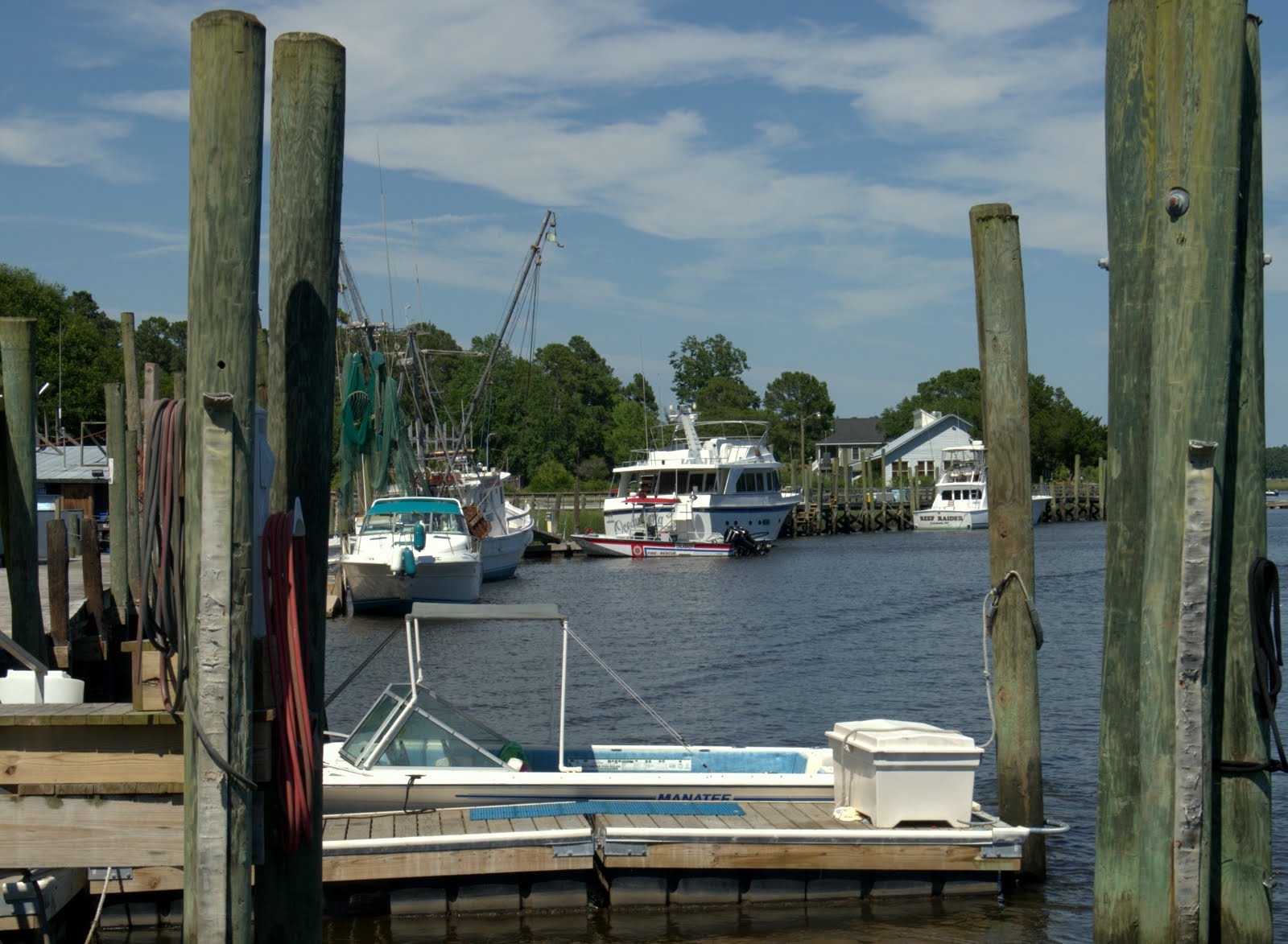 My postcard Calabash fishing village in North Carolina