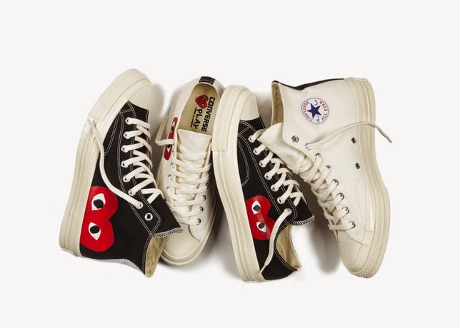 Commes and PLAY: Converse X Commes Des Garçons PLAY Chuck Taylor All-Star 70 | SHOEOGRAPHY