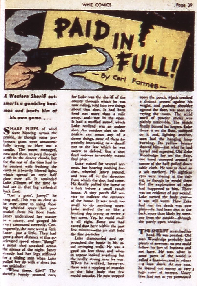 Read online WHIZ Comics comic - Issue #22 - 41