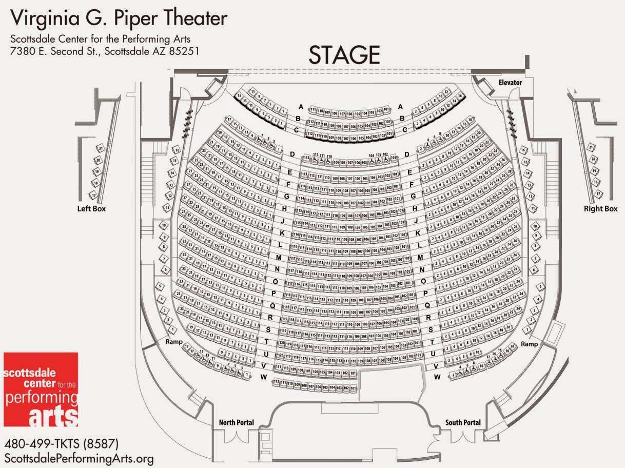 Scottsdale Center For The Performing Arts Seating Chart