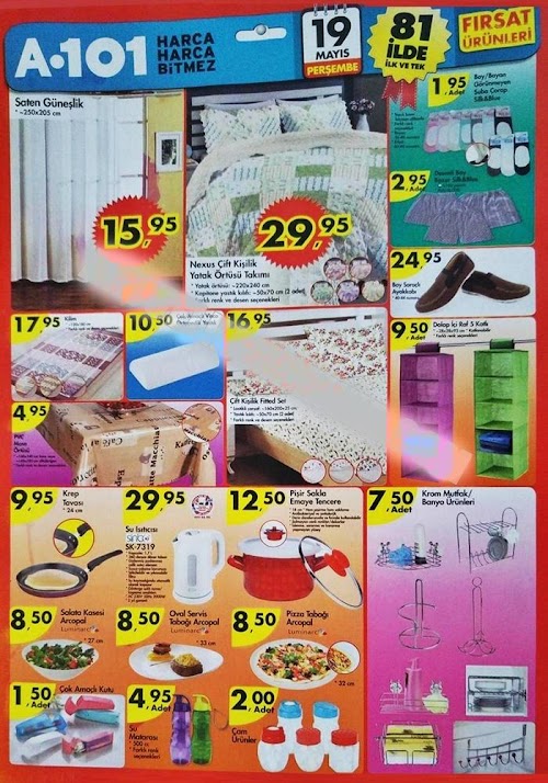 Mart 2016 Aktüel Ürünler Kataloğu BİM A101 ŞOK Aktüel