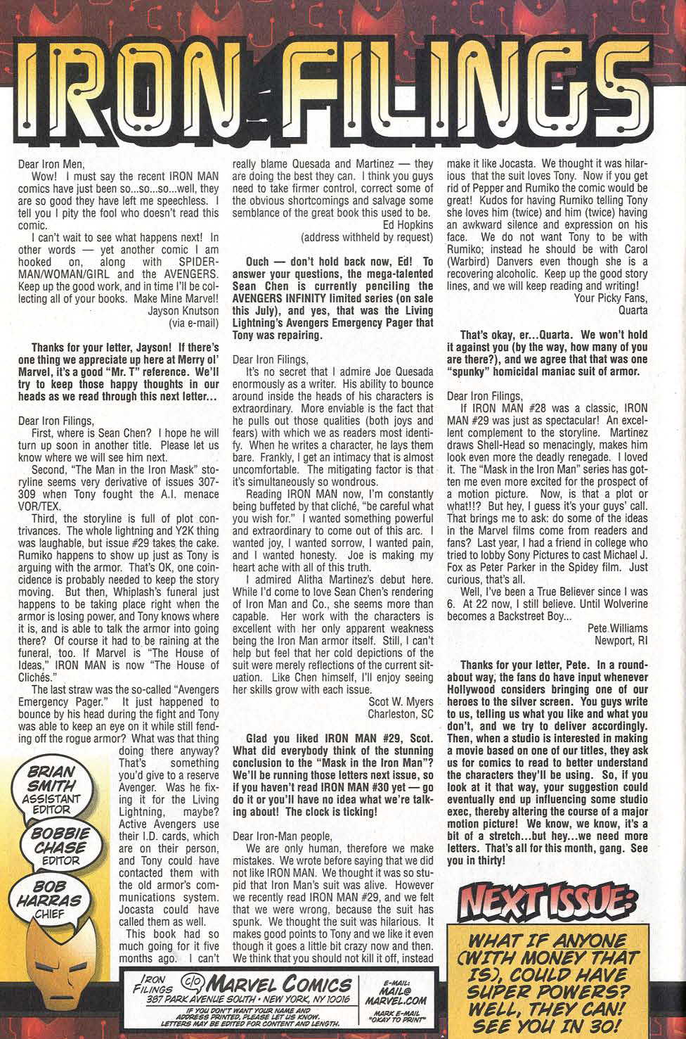 Read online Iron Man (1998) comic -  Issue #32 - 32