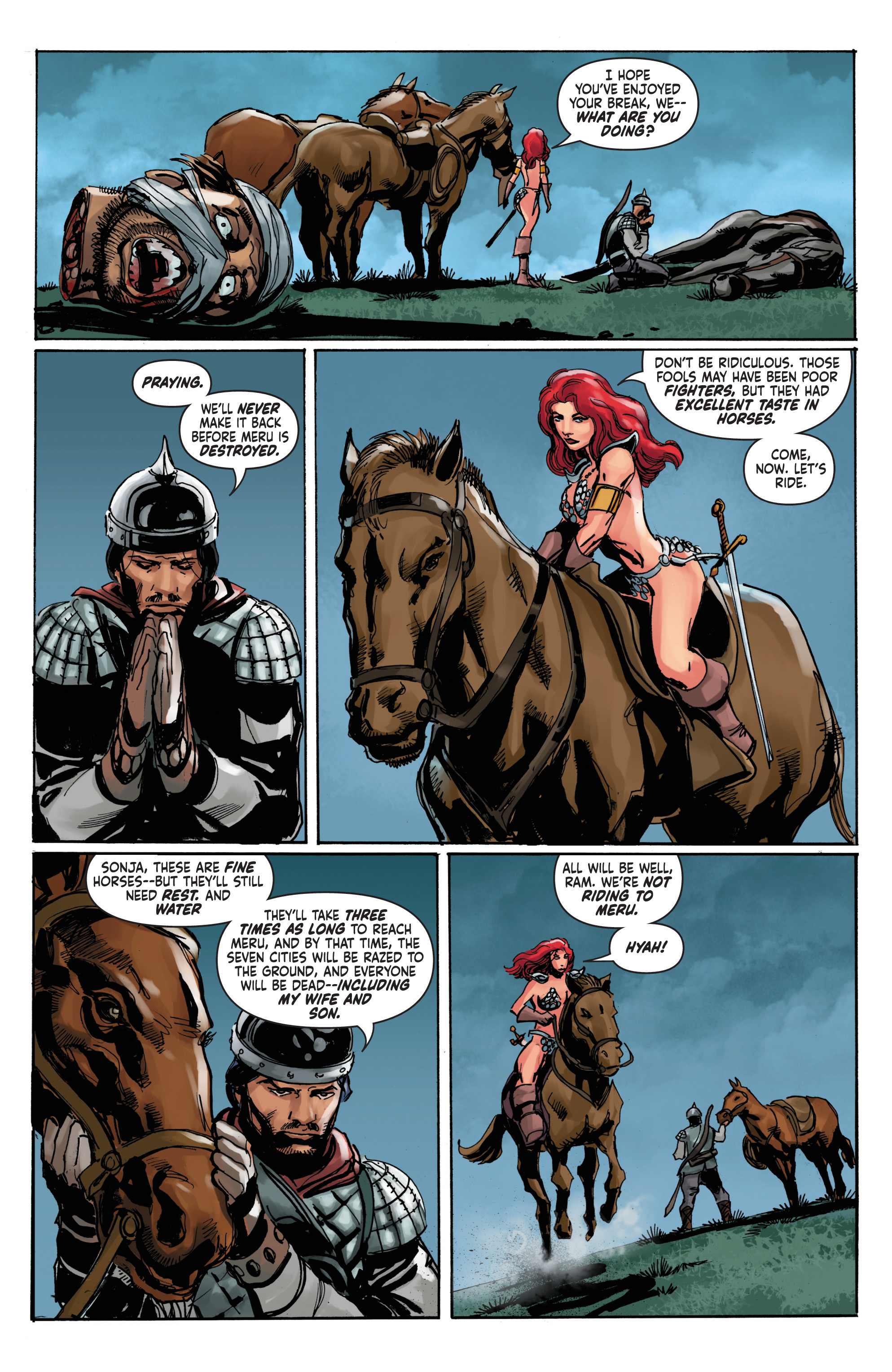 Read online Red Sonja: The Long Walk To Oblivion comic -  Issue # Full - 19